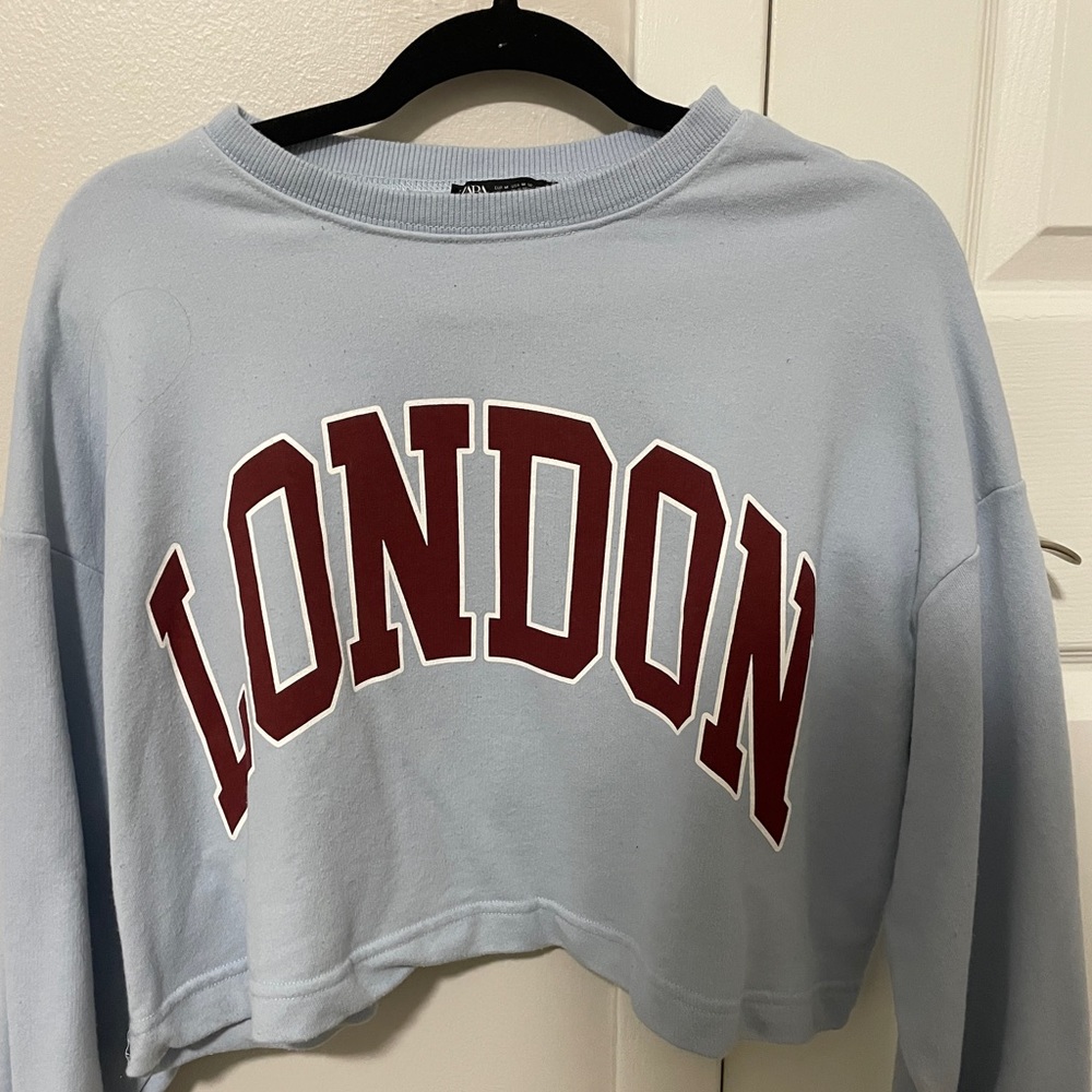 Zara print sweatshirt
